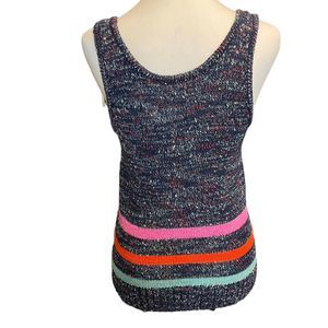Lou & Grey for LOFT Women's Multicolor Striped Sleeveless Sweater Tank Size S